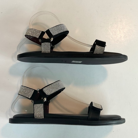 STAUD Betty  Rhinestone Sandals Leather Size 10 NEW - Picture 9 of 12